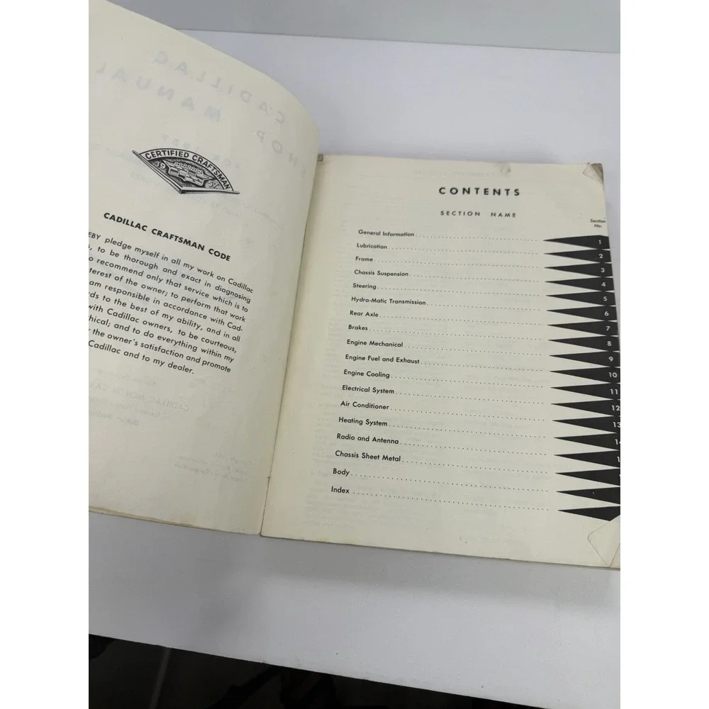 1957-1958 Cadillac Shop Service Manual 57 58 Eldorado Deville Series 62 Original